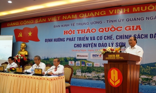 Định hướng phát triển và cơ chế, chính sách đặc thù cho huyện đảo Lý Sơn